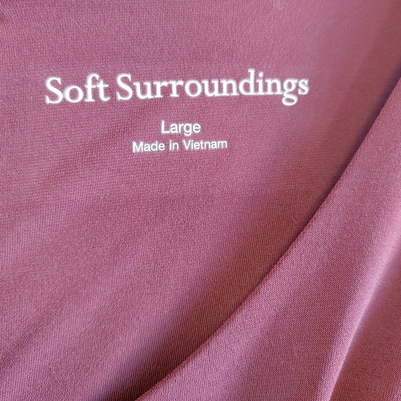 Soft Surroundings Monica Knit Maxi Dress Sz L Casual Contemporary - Picture 7 of 10